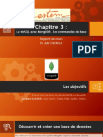 Chapitre 3 - Le NoSQL Avec MongoDB - Les Commandes de Base