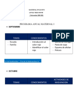 Programa Anual Maternal I