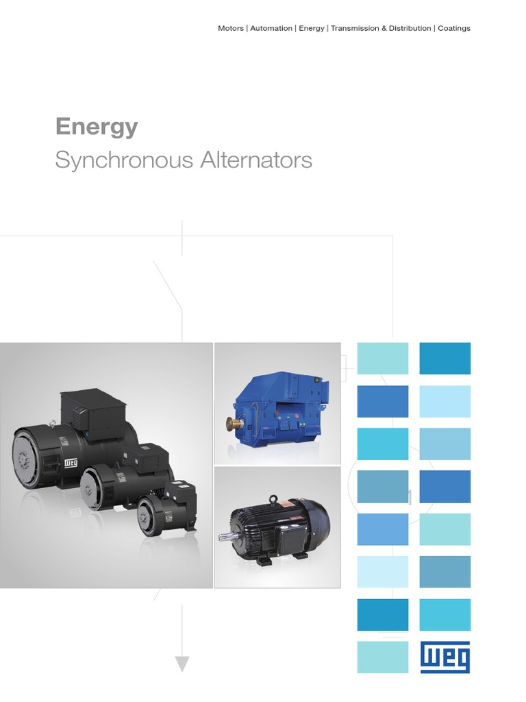 WEG Synchronous Alternators 50042082 Brochure English Dc PDF Power