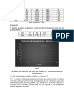 Informe - MRU