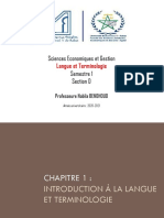 Langue et Terminologie _chapitre 1_ G D _ Pr Nabila BENOHOUD _ PDF-1