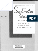 Supplementary studies Eb or Bb Bass R.M.  Endresen