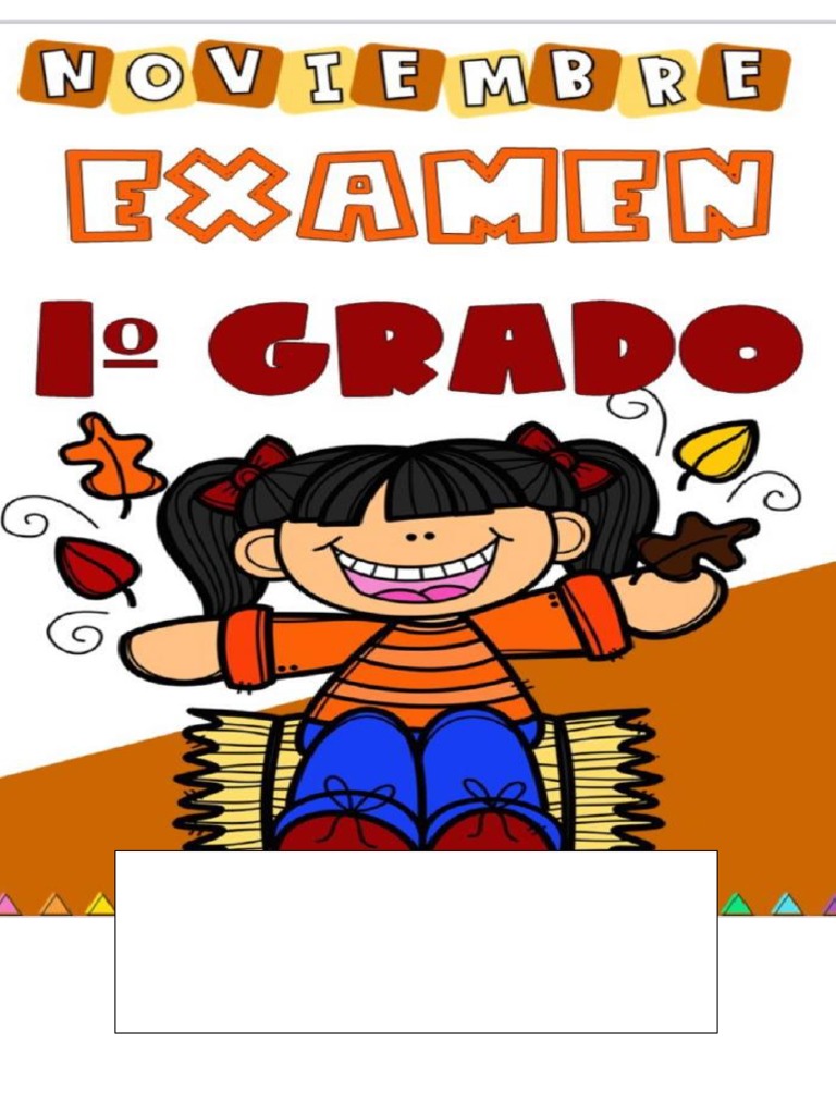 Examen Primer Grado Tercer Trimestre PDF