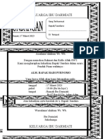 Undangan Tahlil 1 Lembar Isi 2 Undangan Folio