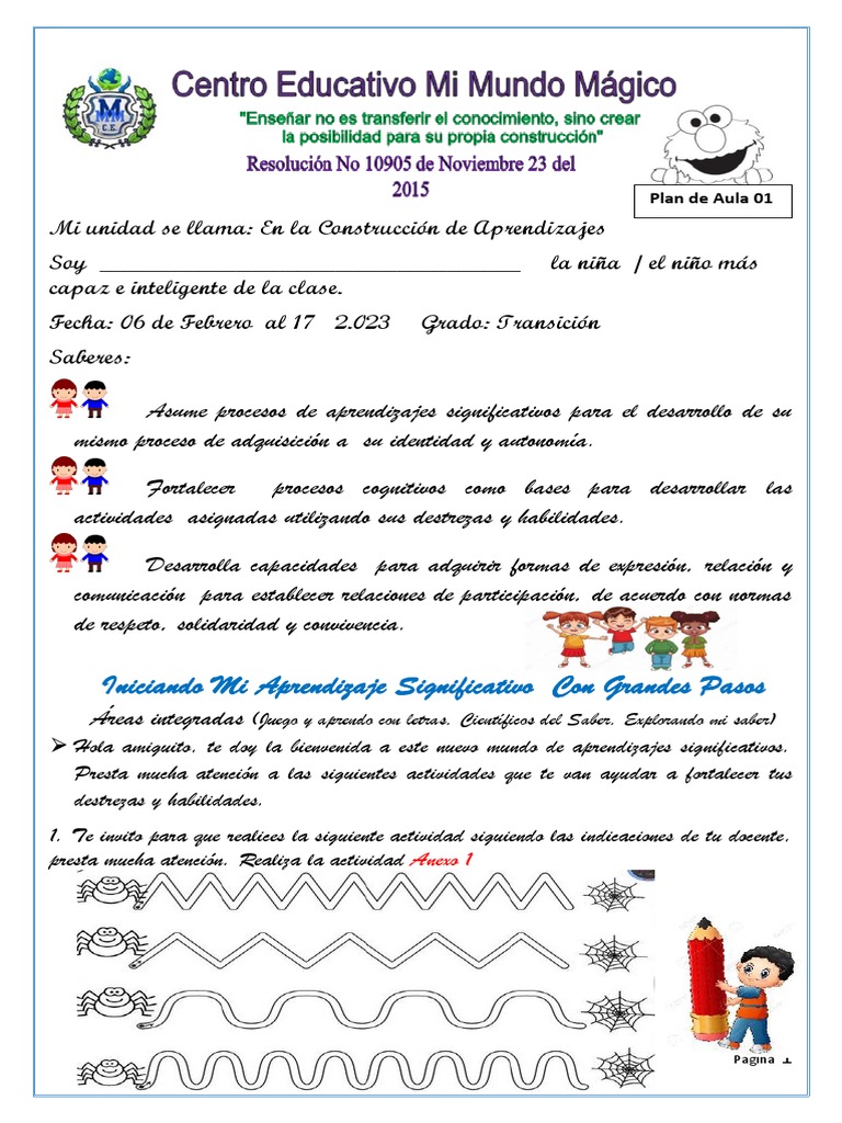 Guia #01 | PDF | Aprendizaje | Ciencia cognitiva