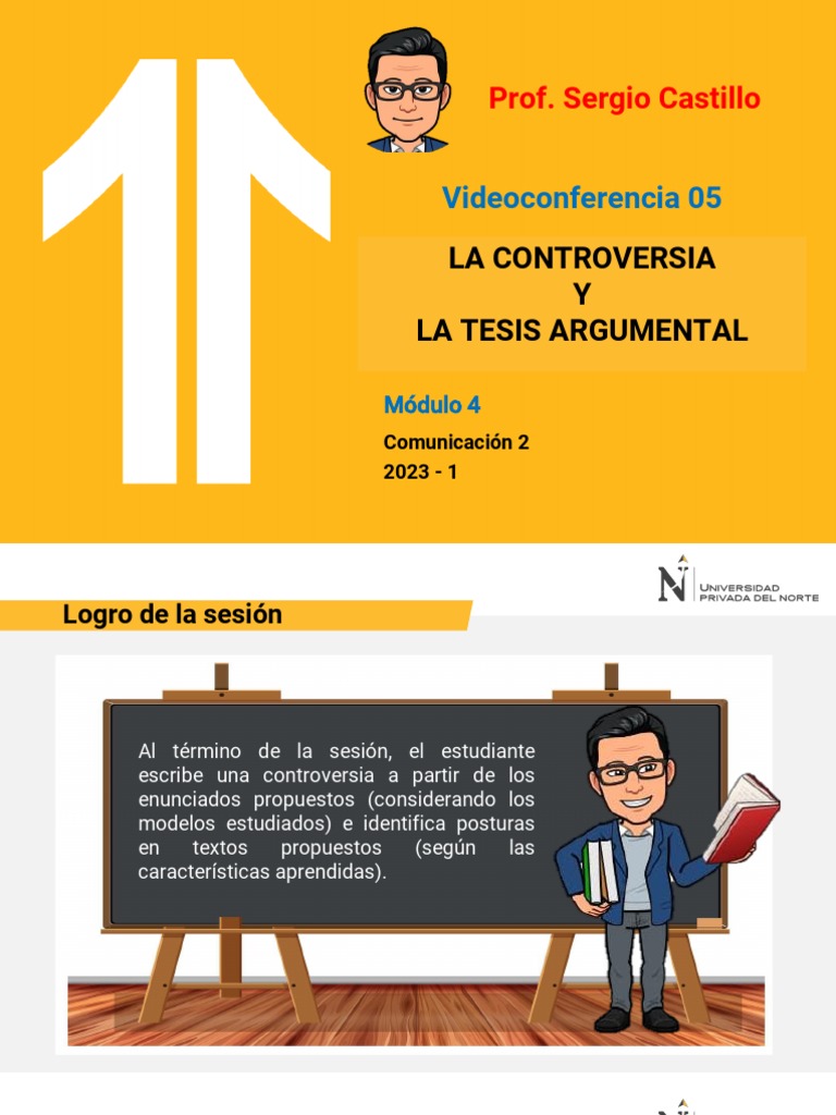 PDF VC 5 (Módulo 4 CONTROVERSIA Y TESIS ARGUMENTAL) 2023 1 | PDF ...
