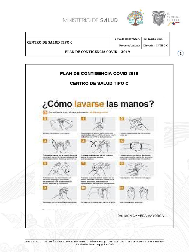 Plan de Contingencia COVID-19 Cuenca | PDF | Clima | Ciencias de la Salud