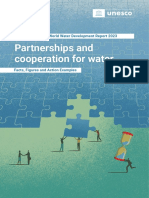 Partnerships and Cooperation For Water: The United Nations World Water Development Report 2023