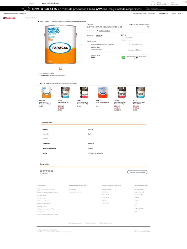 Barniz Transparente | PDF