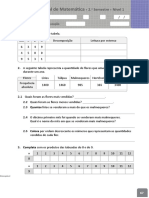 Avaliação Semestral - 2.º Semestre - Nível 1