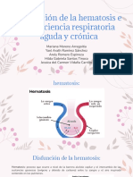 Disfunción de La Hematosis e Insuficiencia Respiratoria Aguda y Crónica