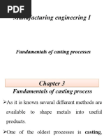 Manufacturing Engineering I Chapter 3