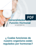 Generalidades de La Función Hormona