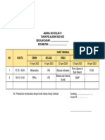 Jadwal UKK Kelas VI TP 2022-2023