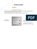 PLACA EXTERIOR MODULAR 2 HILOS-Audio Compacta