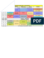 Horario - Examen - Bim - I Bim 2023