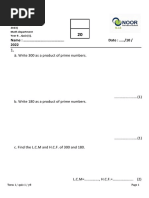MS Cambridge Checkpoint Results 2025 | PDF