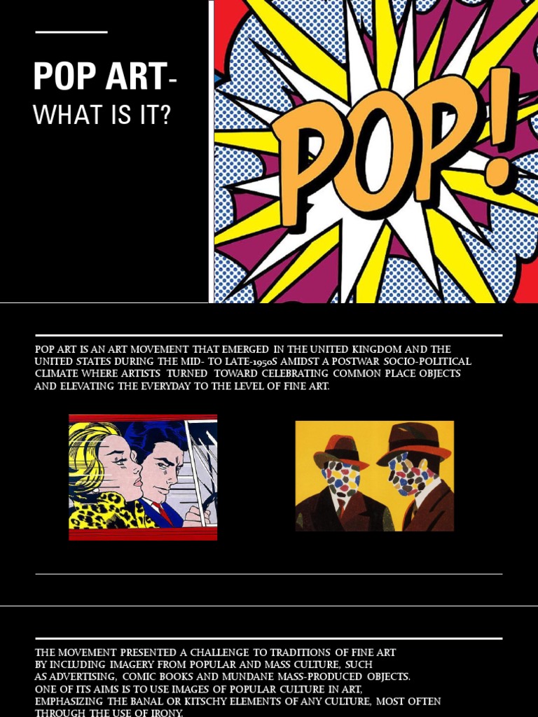 Pop Art PDF The Arts Aesthetics
