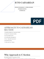 Approach To Caesarean Section