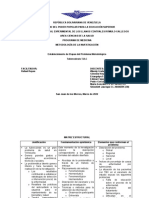 Matriz Estructural Metodología