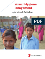 Menstrual Hygiene Management Operational Guidelines