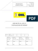 OHL-PL3TA-PO-CL-345-01 INSTALACIÓN DE FAENAS Rev A