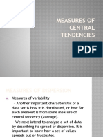 Measures of Central Tendencies 2