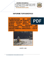 Informe Topografico Puente Buena Vista