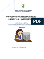 PROYECTO 3 CIENTÍFICO HUMANÍSTICO 1° BGU Fisica