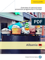 Albania Waste Prevention Country Profile 2021