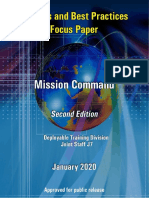 Insights and Best Practices Focus Paper - Mission Command