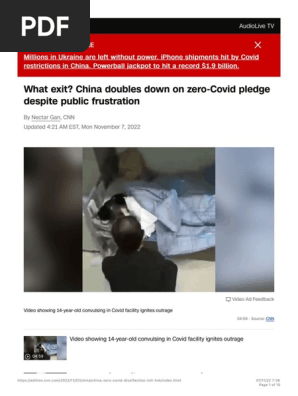 China Doubles Down on Zero-Covid Pledge as Public Frustration Mounts | CNN