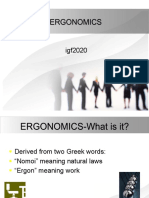 Ergonomics 2020