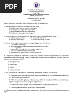 Summative Test in GMRC 5 | PDF