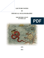 Lecture Notes in Physical Oceanography (Inglés) Autor Odd Henrik Saelen and Eyvind Aas