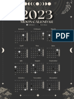 Moon Calendar 2023 Printable PDF S0yryn