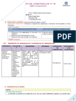 Sesion Personal Social - Cómo Me Siento de Regreso A Clases