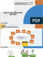 Step 5 - Goal and Objective Setting