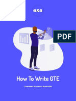 How To Write GTE: Overseas Students Australia