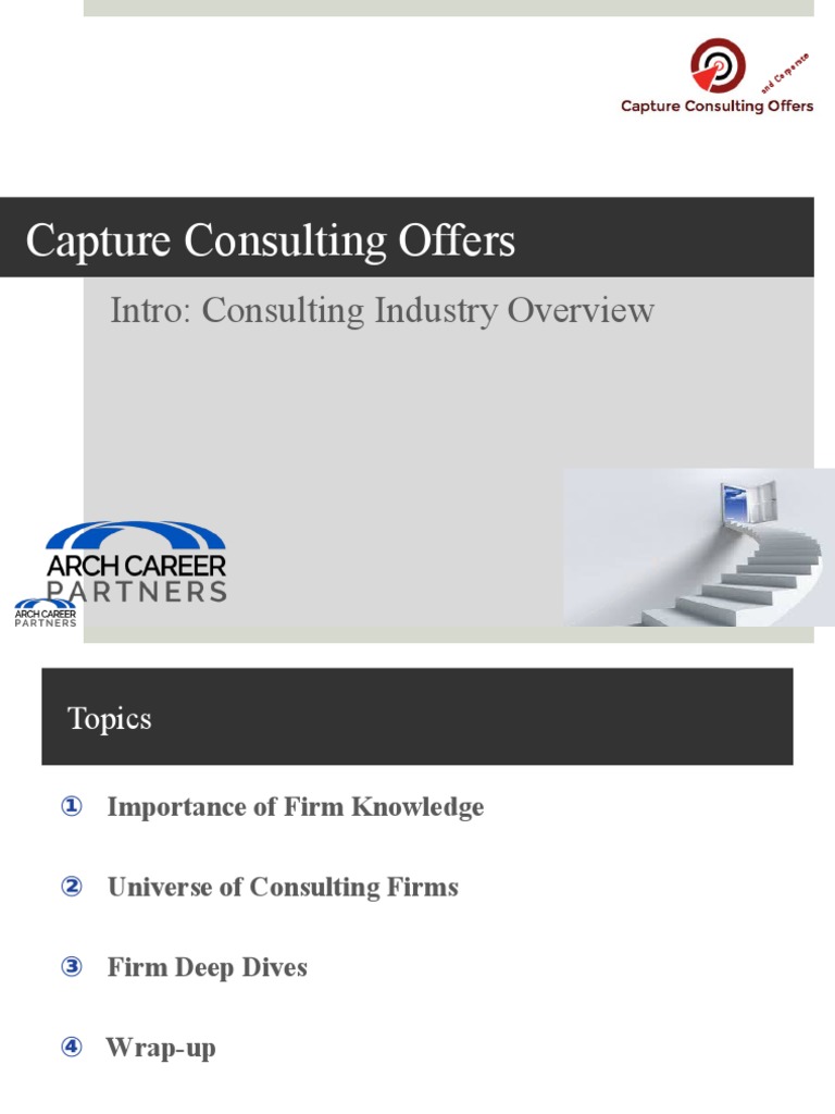 Consulting Industry Review Deck | PDF | Leadership | Entrepreneurship