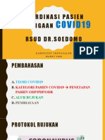 Koordinasi Rujukan Pasien Kecurigaan Covid19