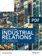 Industrial Relations in Canada 4th Edition by Fiona McQuarrie