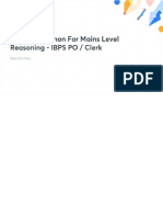 3 Hour Marathon For Mains Level Reasoning IBPS PO Clerk No Anno