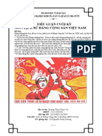 Hoàng Thụy Thúy Vy - 31211020858 - Lịch sử Đảng Cộng Sản Việt Nam