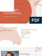 Clase 3, Ppt. 2 Psico Comunitaria, CDV 2023 Com5