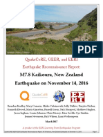 QuakeCoRE GEER EERI 2016 Kaikoura-Earthquake Report