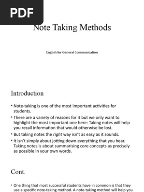 Note Taking1