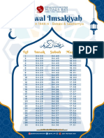 Jadwal Imsakiyah SDIT MH 2023