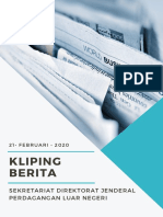 Kliping Berita: Sekretariat Direktorat Jenderal Perdagangan Luar Negeri