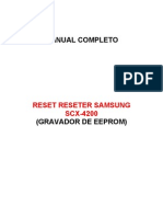Manual Reset Reseter Samsung Scx-4200